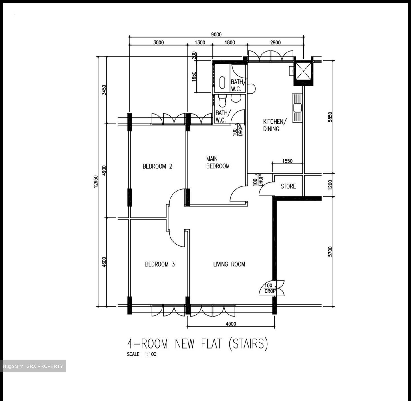 Blk 52 Kent Ville (Kallang/Whampoa), HDB 4 Rooms #502565071